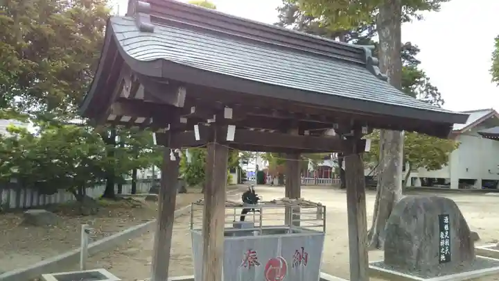 下野國一社八幡宮の手水舎