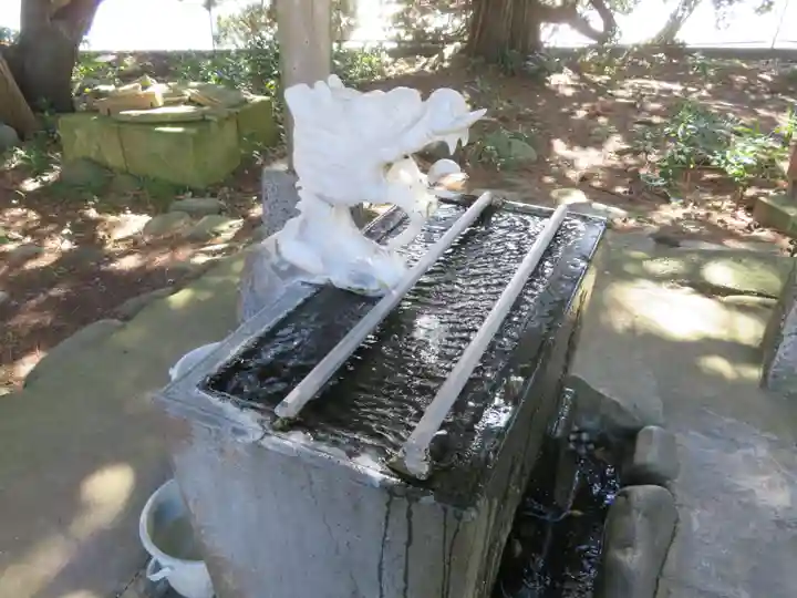 大瀬神社の手水舎