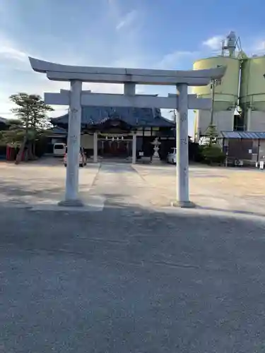 鹿島神社御旅所の鳥居