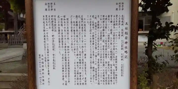 稲荷神社の歴史