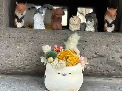 札幌諏訪神社の像