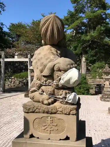 松江神社の狛犬