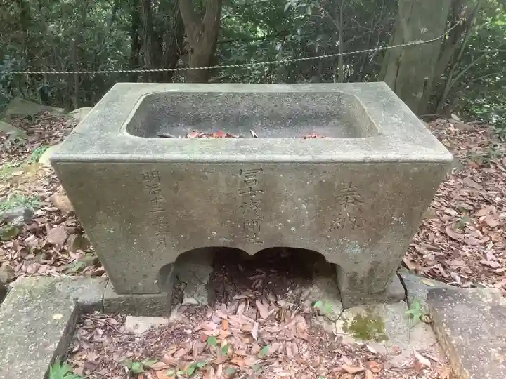尾張冨士大宮浅間神社の手水舎