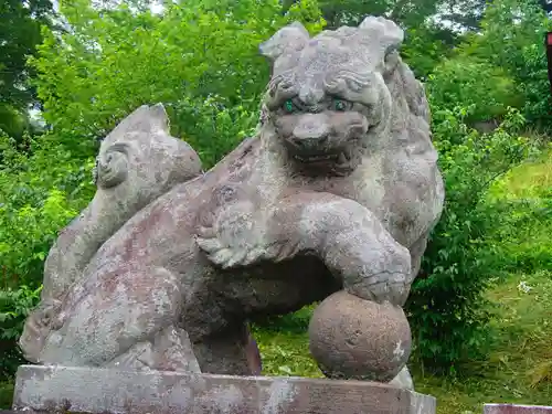 たばこ神社の狛犬