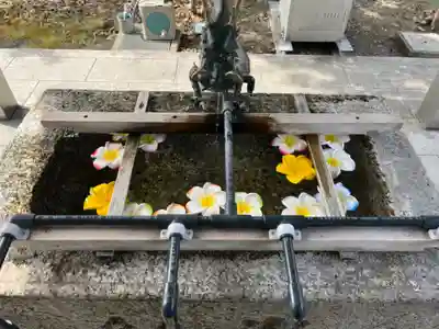 結神社の手水舎