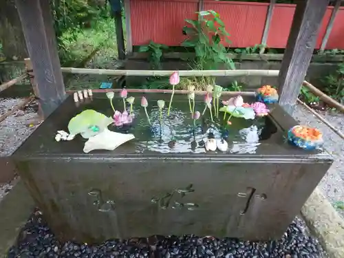 前玉神社の手水