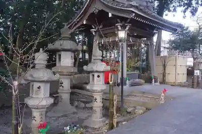 東海市熊野神社の手水舎