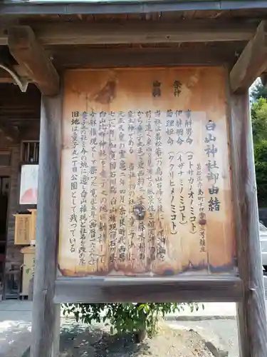 藤ノ木白山神社の歴史