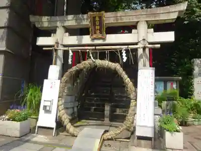 三田春日神社の鳥居