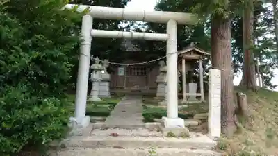 白山神社の鳥居