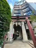 築土神社の鳥居