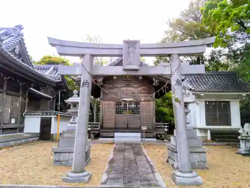 八幡社（東尾八幡社）の鳥居