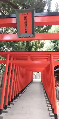 服部住吉神社の鳥居