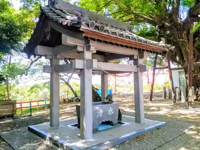 神明社(中手町神明社)の手水舎