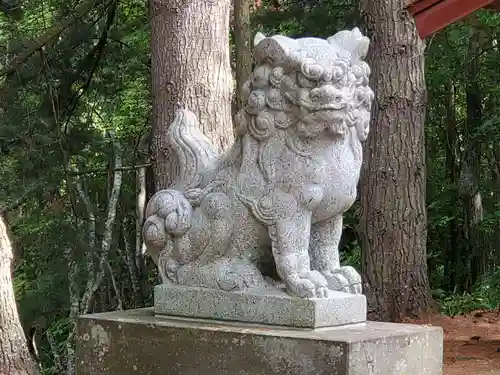 上ところ金刀比羅神社の狛犬