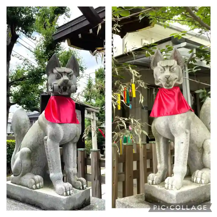 飛木稲荷神社の狛犬