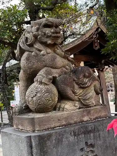 鳩森八幡神社の狛犬