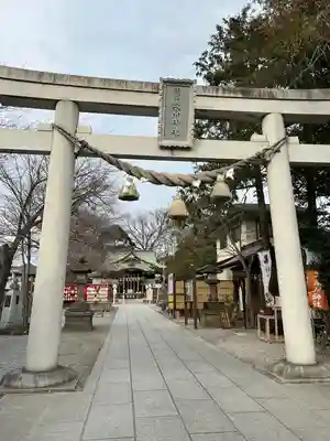 鎮守氷川神社の鳥居