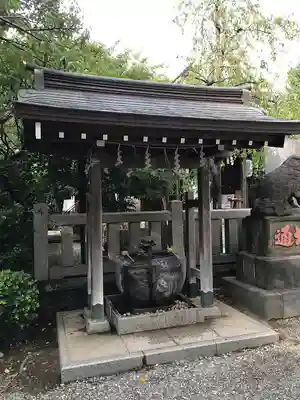 牛天神北野神社の手水舎