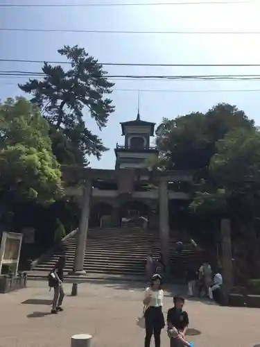 尾山神社の鳥居