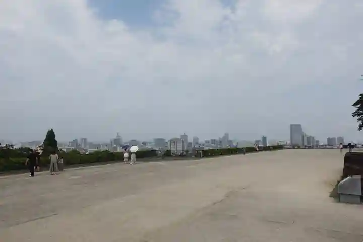 宮城縣護國神社の庭園