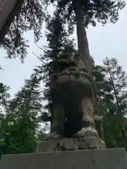 須波阿湏疑神社の狛犬