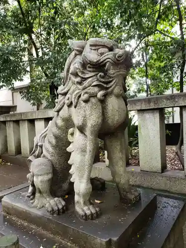 渋谷氷川神社の狛犬