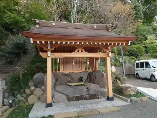 五所八幡宮の手水舎