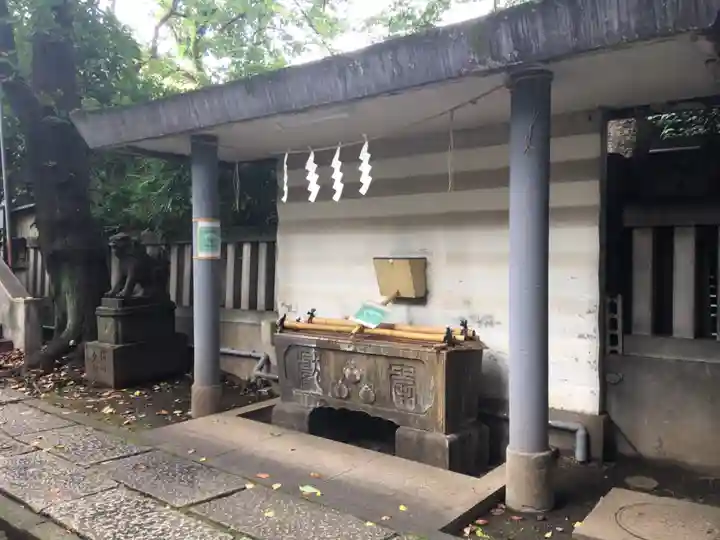櫻田神社の手水舎