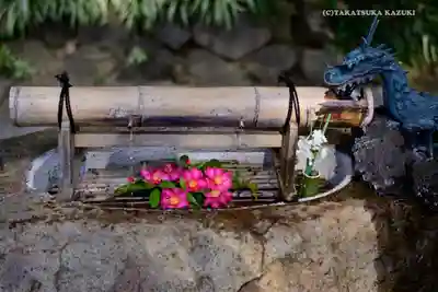 葛原岡神社の手水舎