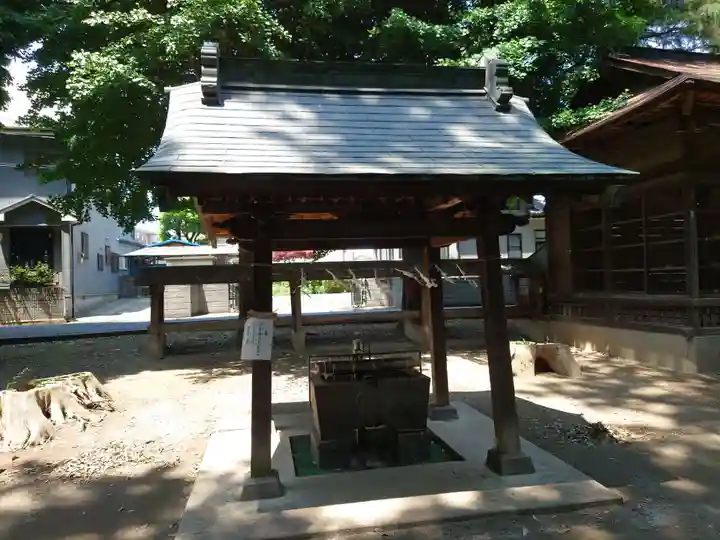 氷川神社の手水舎
