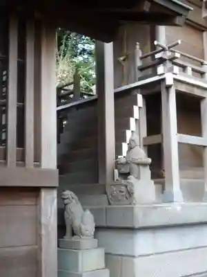 白山神社の狛犬