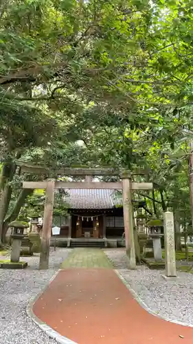 尾山神社の鳥居