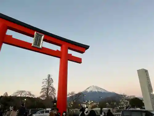 富士山本宮浅間大社の鳥居