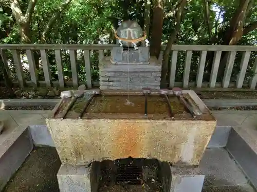 淡嶋神社の手水舎