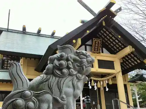 月寒神社の狛犬