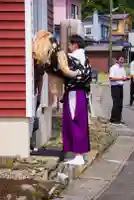 尻岸内八幡神社のお祭り