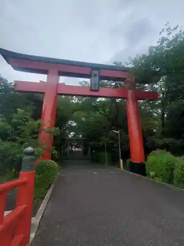 米之宮浅間神社の鳥居