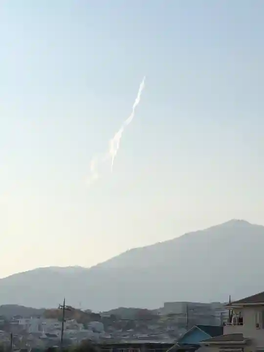 大山阿夫利神社の景色