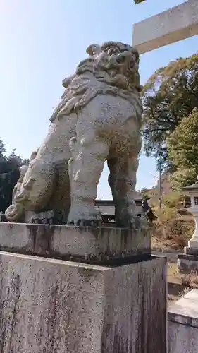 茨城縣護國神社の狛犬