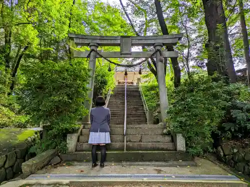 熊野社の鳥居