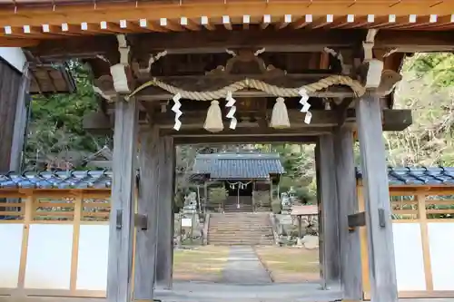 表米神社の山門・神門