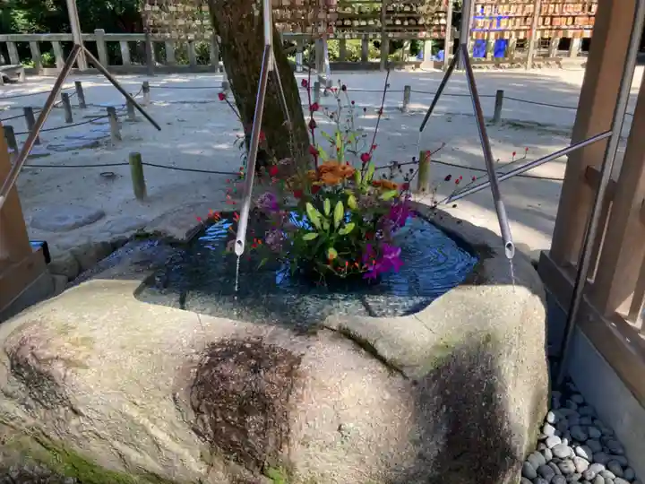 宝満宮竈門神社の手水舎