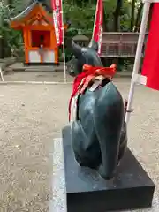 楠珺社の狛犬