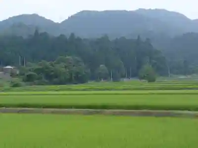 都祁山口神社の景色