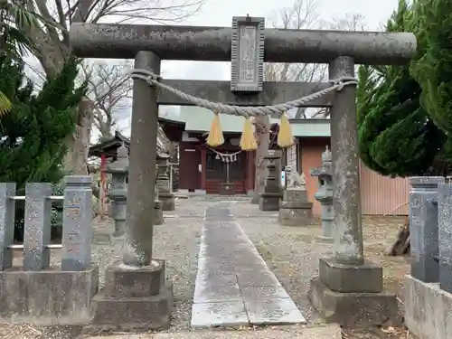 阿波須神社の鳥居