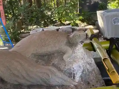 亀ケ池八幡宮の手水舎