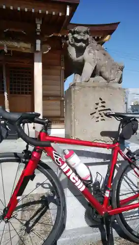 西加平神社の狛犬