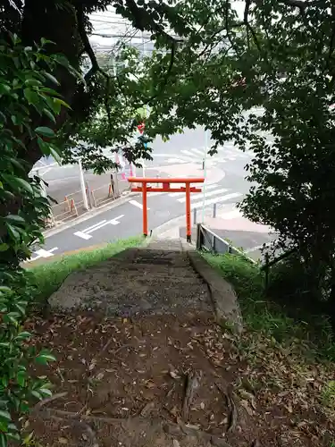 稲荷大神の鳥居