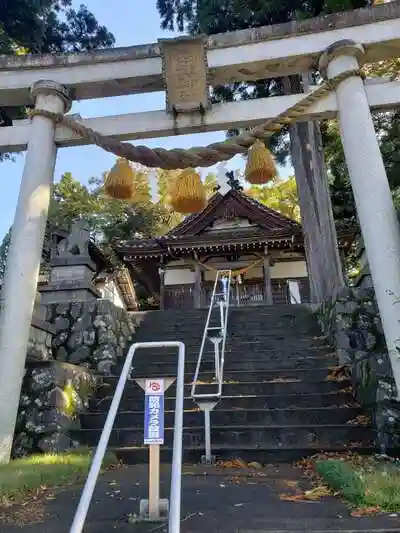 笹津神社の鳥居